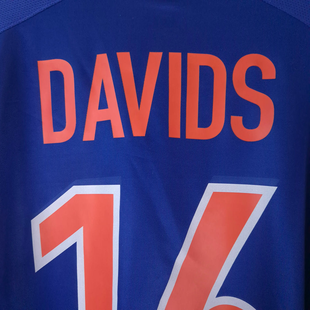 Holland 1998 Away Player Issue L/S (Davids) Original
