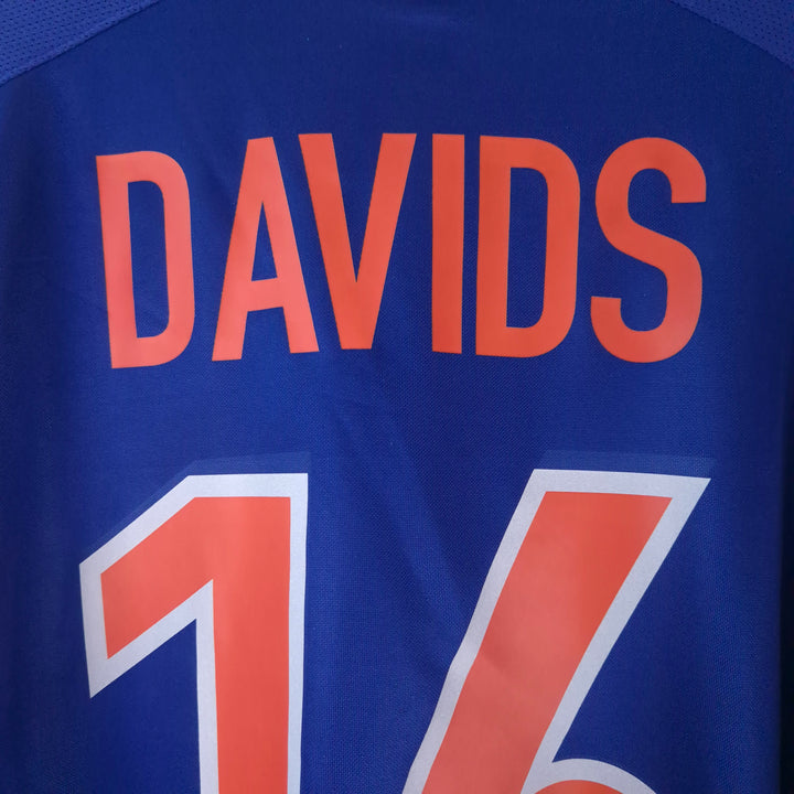 Holland 1998 Away Player Issue L/S (Davids) Original