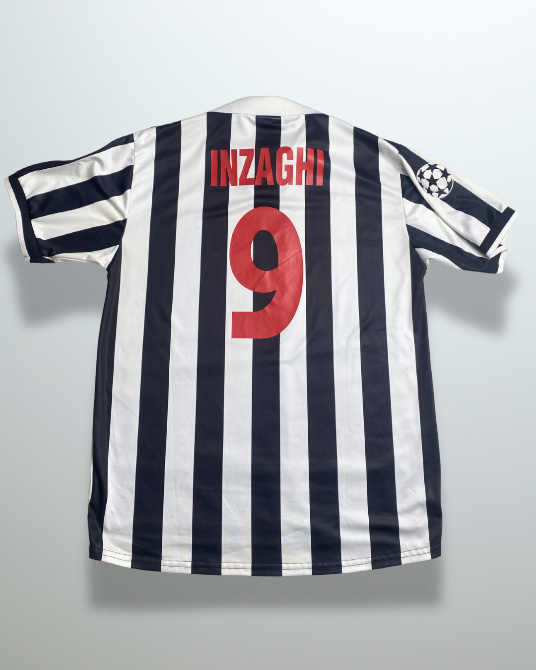 Juventus 1998 Home Champions League Player Issue BNWT #9 Inzaghi