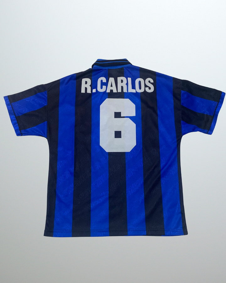 Inter Milan 1995 Home Shirt (R. Carlos)