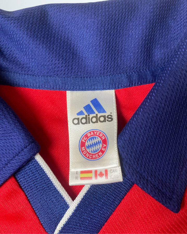 Bayern Munich 1999 Home Kit L/S #9 Elber Player Issue