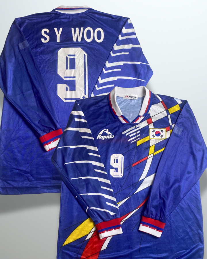 South Korea 1994 Away L/S #9 S Y Woo