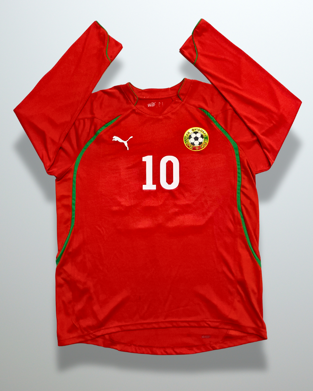 Bulgaria 2010 Away L/S #10 Bozhinov L/S