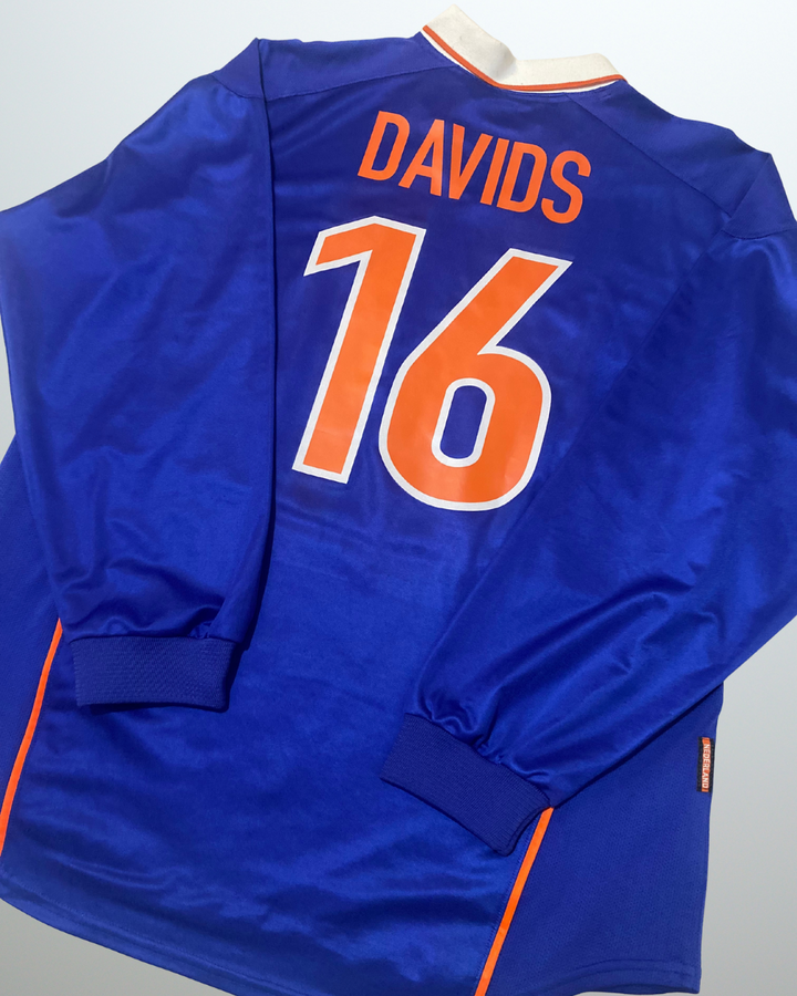 Holland 1998 Away Player Issue L/S (Davids) Original