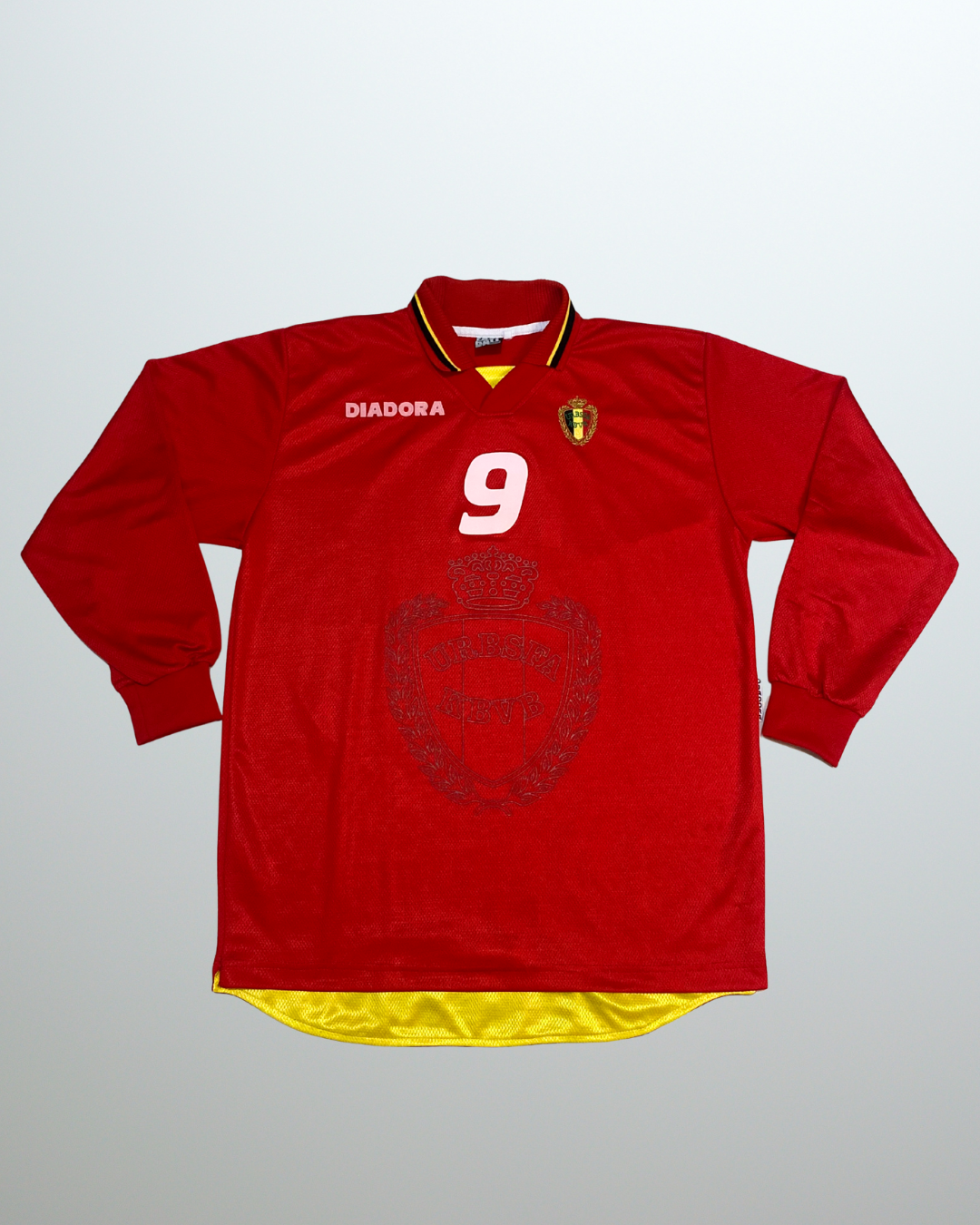 Belgium 1996 Home Player Issue L/S (9)