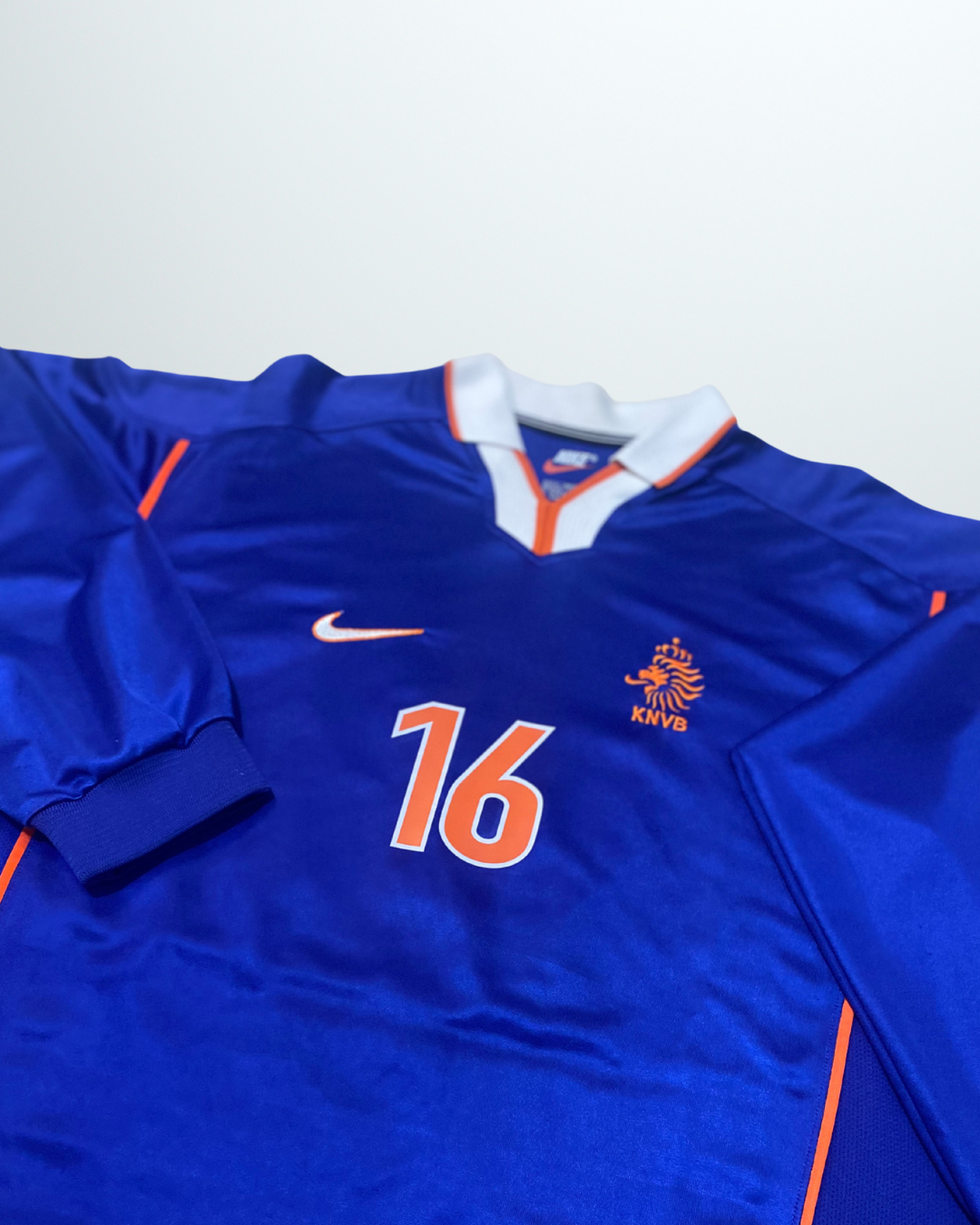 Holland 1998 Away Player Issue L/S (Davids) Original