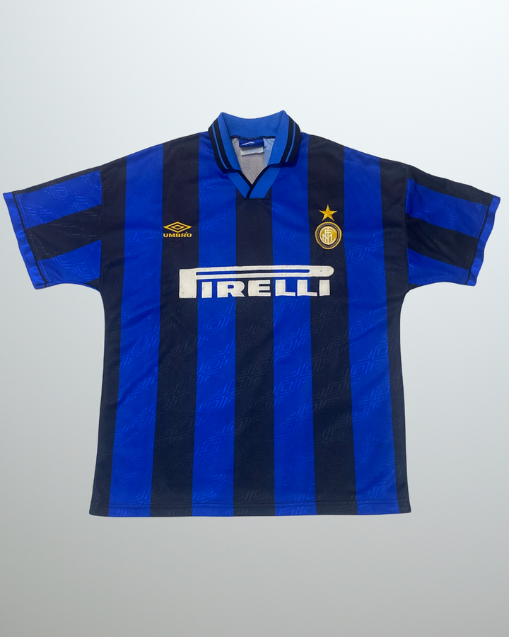Inter Milan 1995 Home Shirt (R. Carlos)