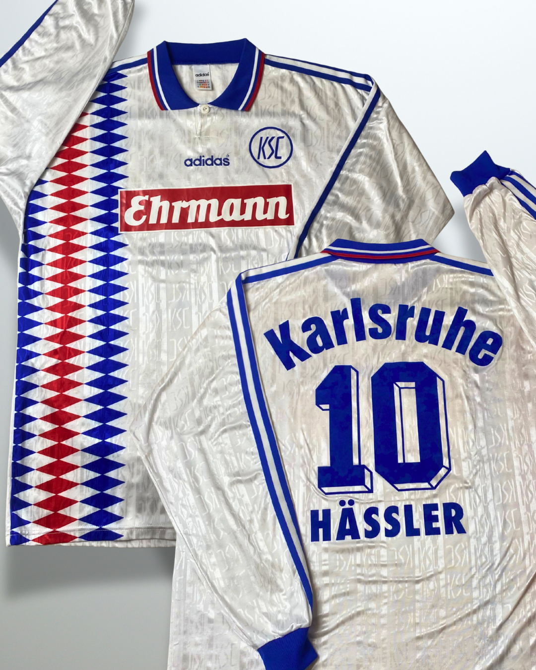 Karlsruhe 1995 Home Shirts L/S #10 Hassler