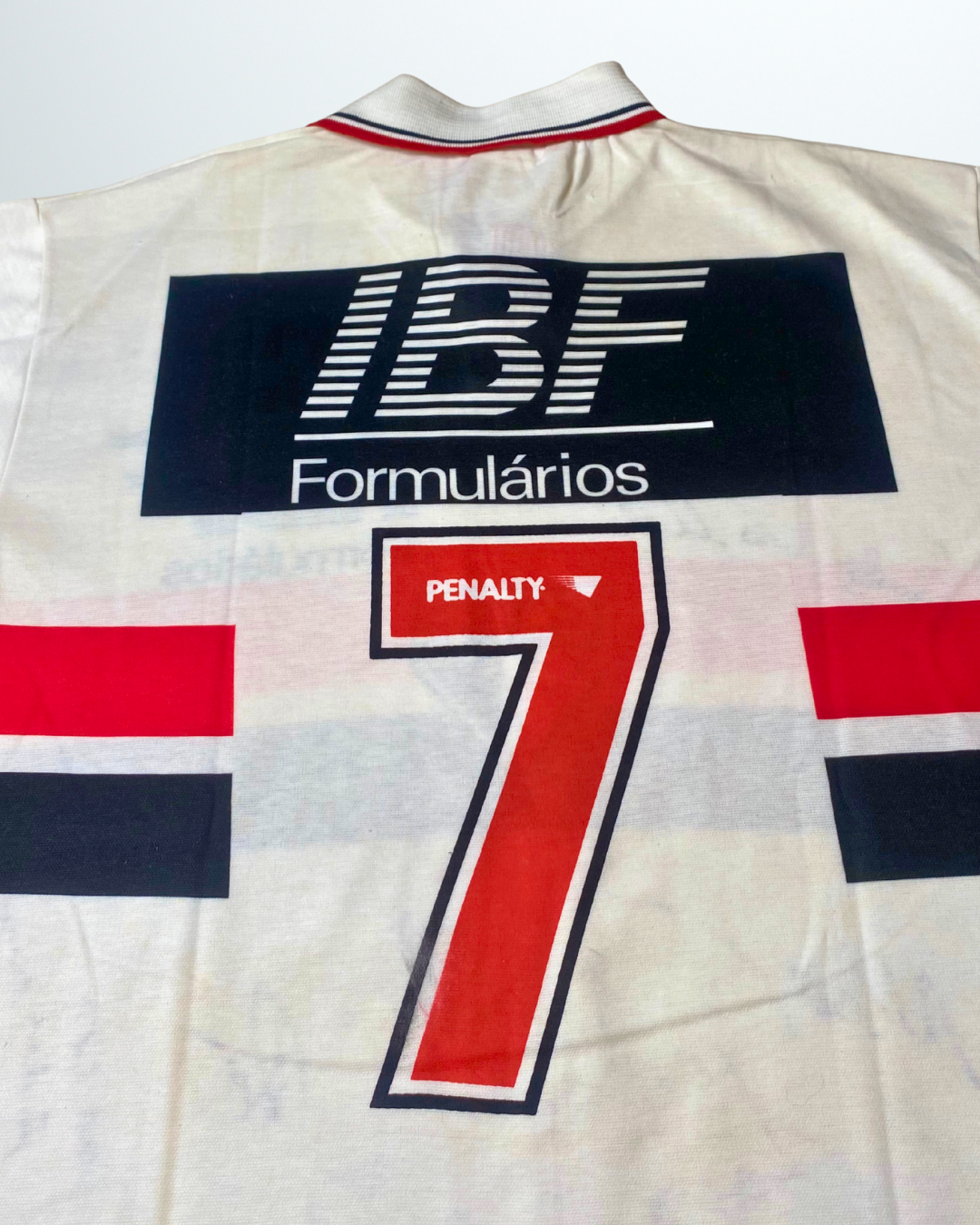 Sao Paulo 1992 Home Shirts #7 Müller with signed by players