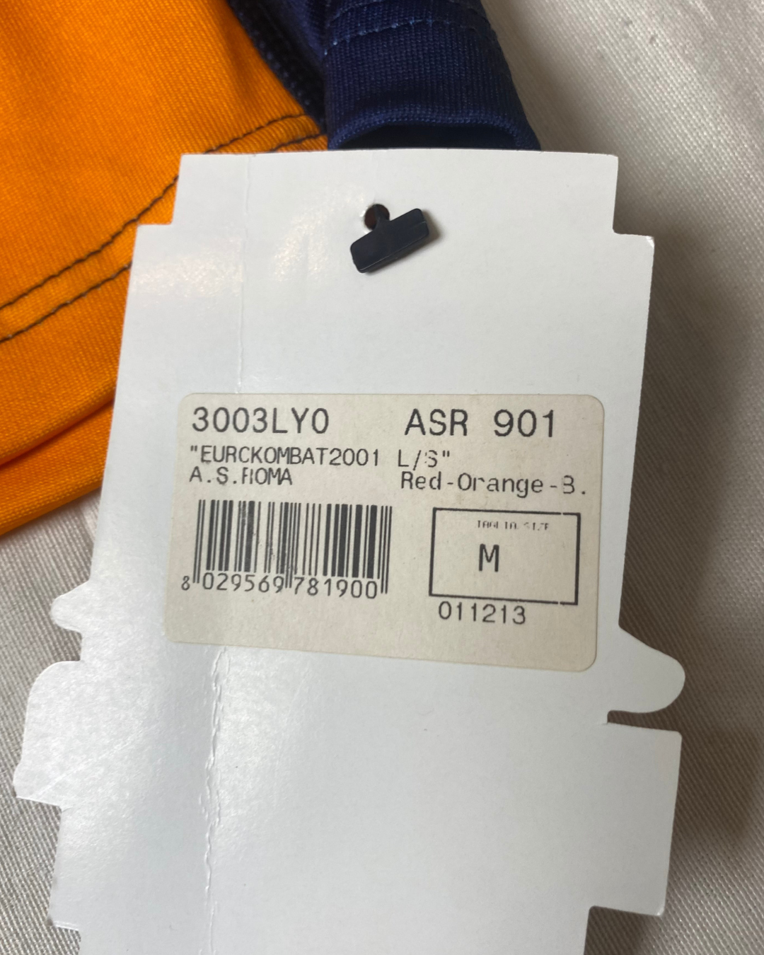 AS Roma 2001 European Shirts L/S #10 Totti BNWT