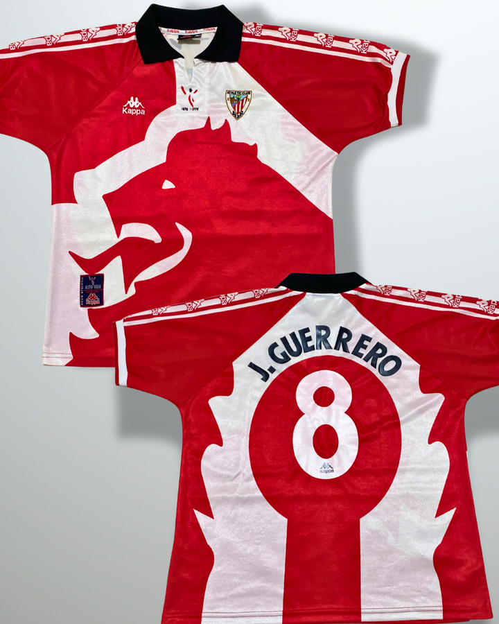 Athletic Bilbao 1997 Third Shirt #8 J. Guerrero