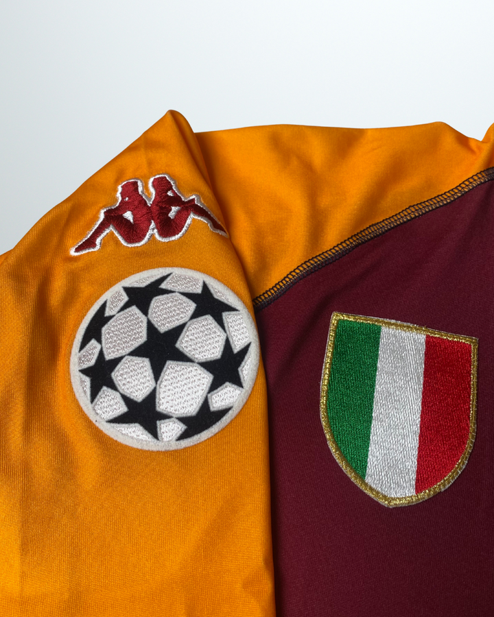 AS Roma 2001 European Shirts L/S #10 Totti BNWT