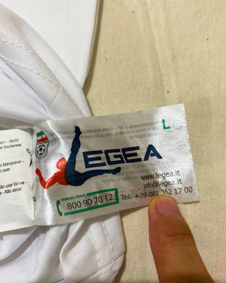 Iran 2010 Home Shirt L/S #20 Nosrati