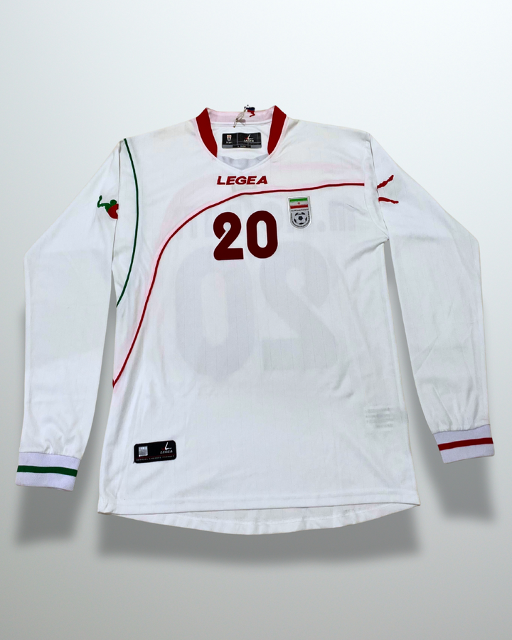 Iran 2010 Home Shirt L/S #20 Nosrati