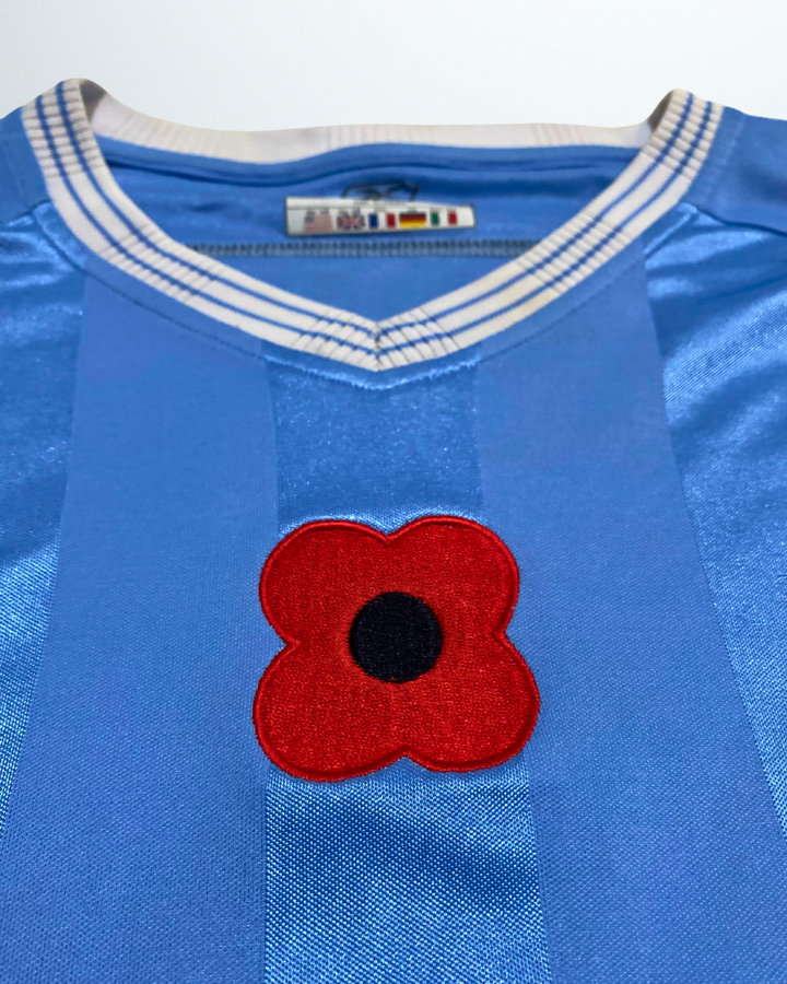 Manchester City 2003 Home L/S #17 Sun Match Issue