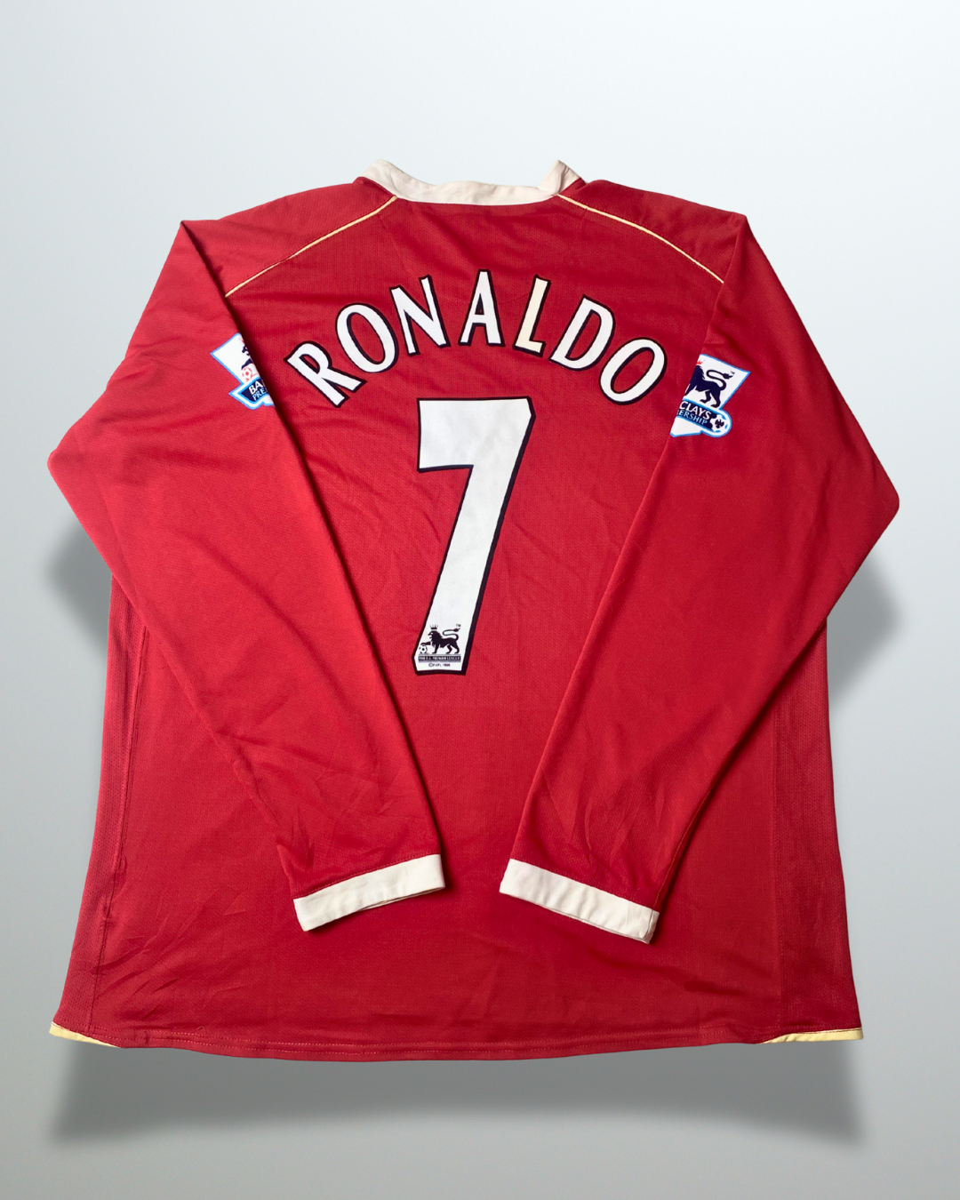 Manchester United 2006 Home Shirt L/S #7 Ronaldo