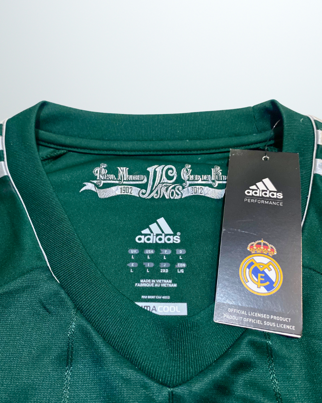 Real Madrid 2012 Third #7 Ronaldo BNWT Player Issue