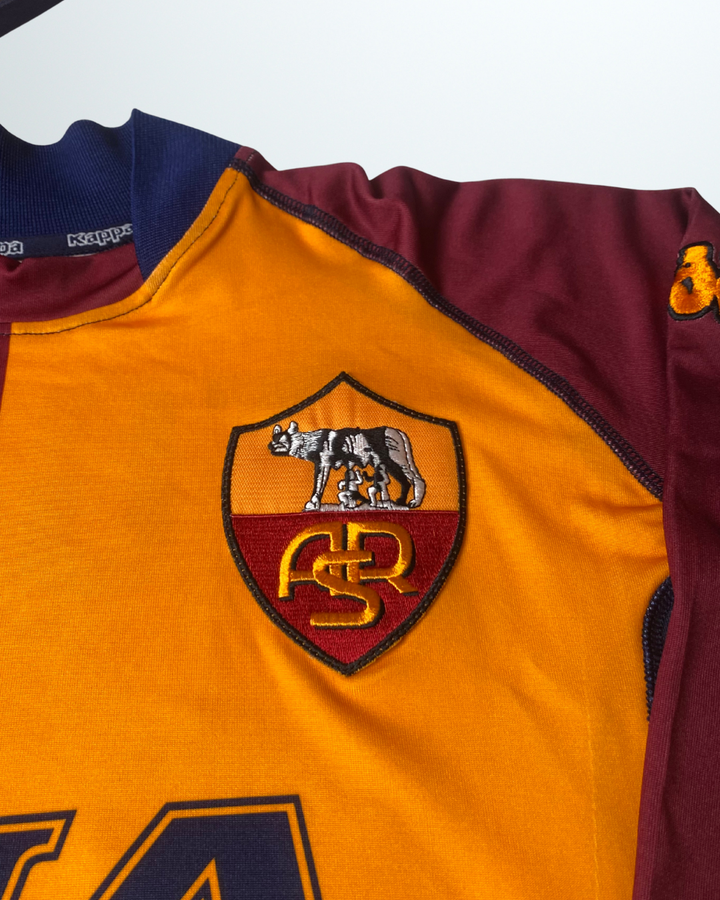 AS Roma 2001 European Shirts L/S #10 Totti BNWT