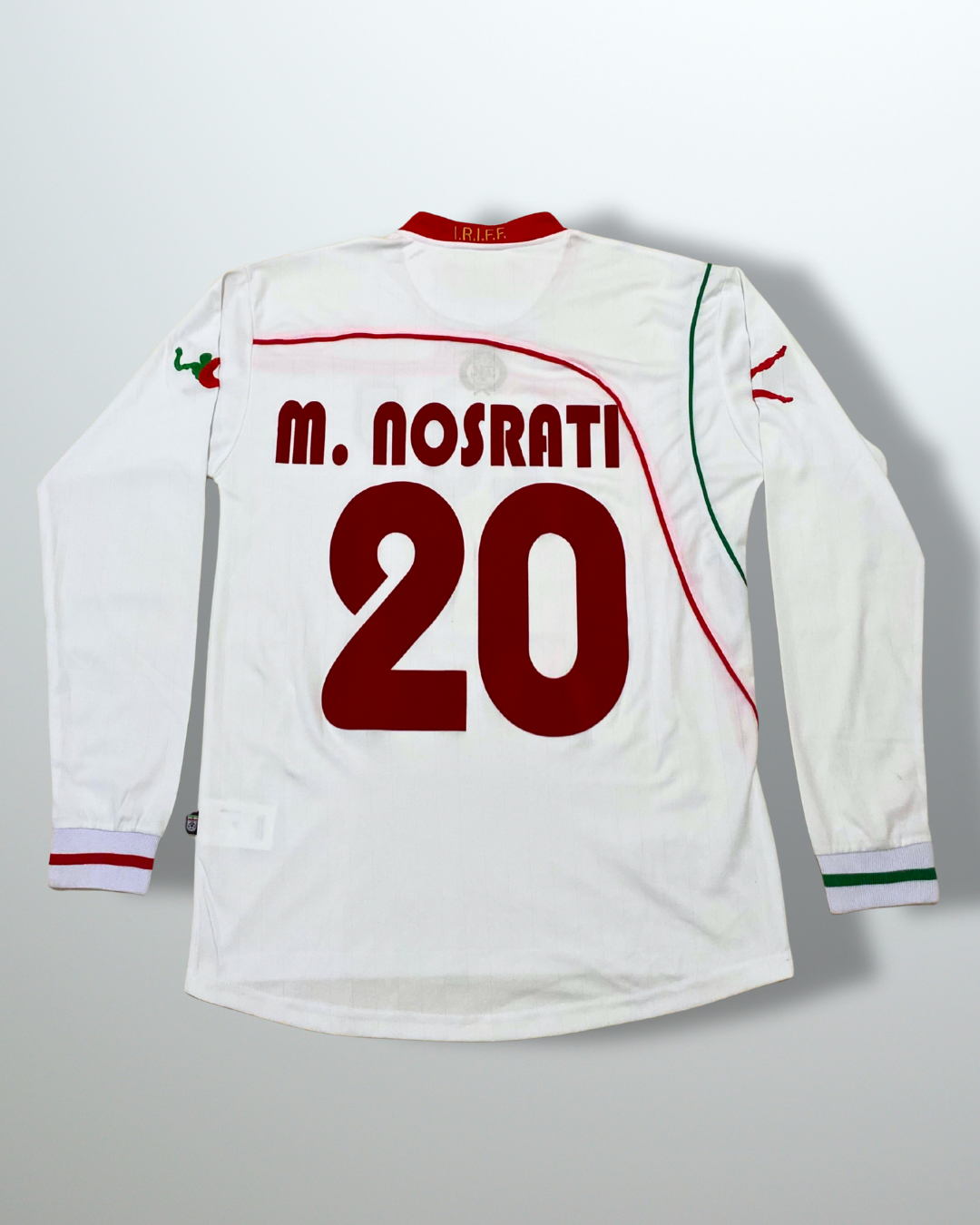 Iran 2010 Home Shirt L/S #20 Nosrati