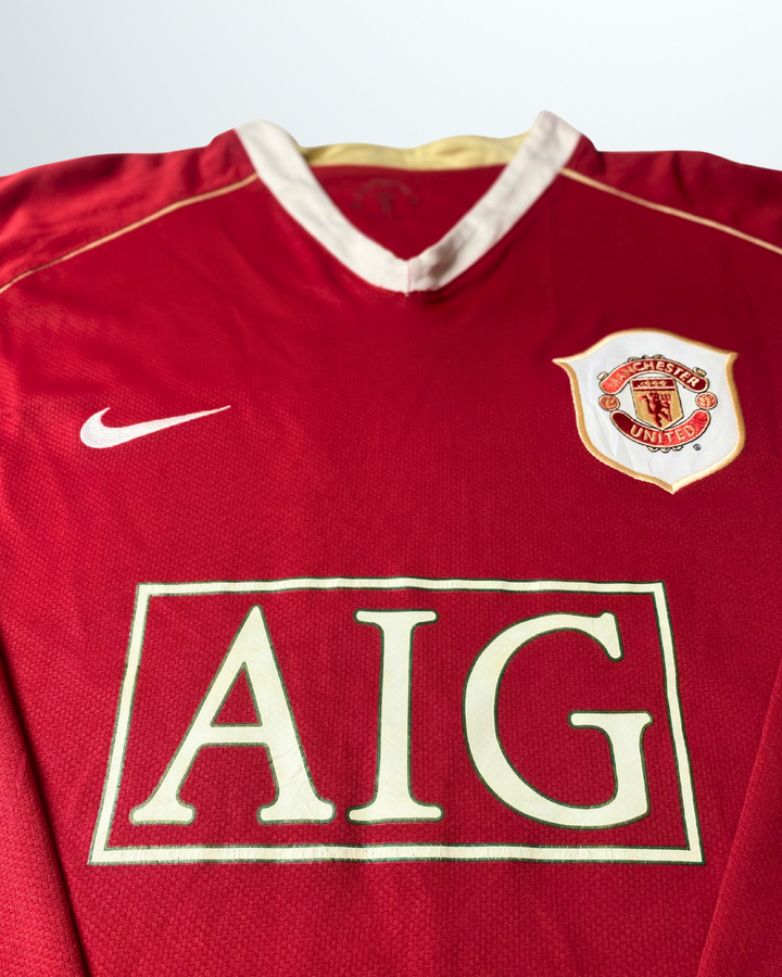 Manchester United 2006 Home Shirt L/S #7 Ronaldo