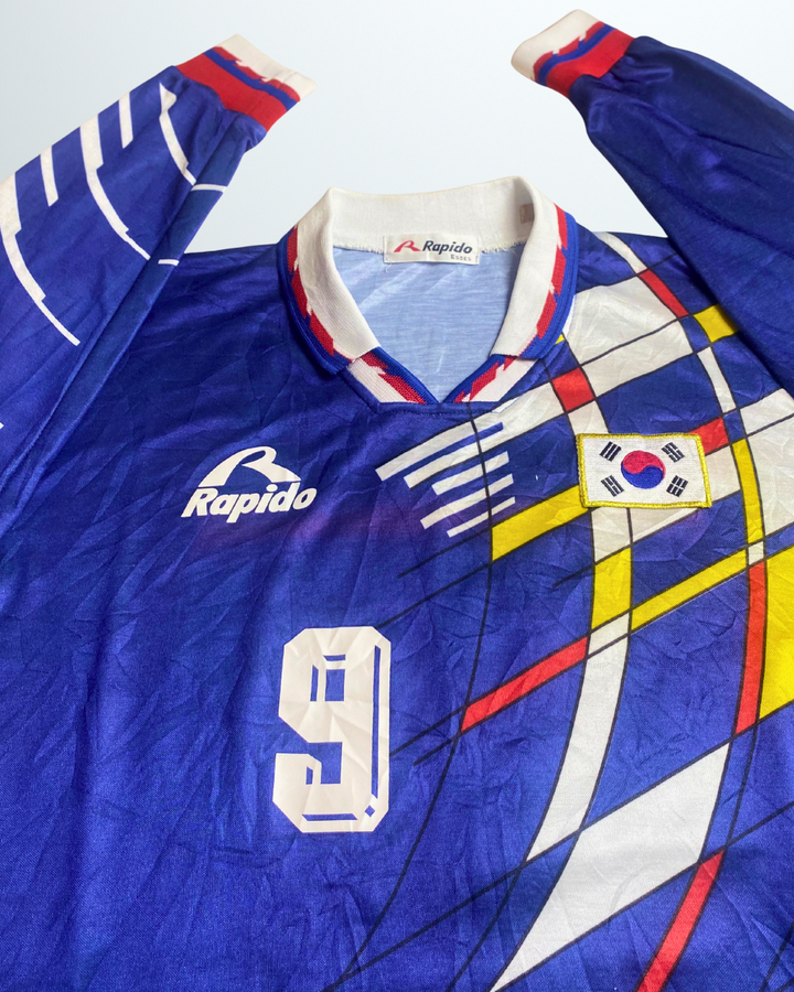 South Korea 1994 Away L/S #9 S Y Woo