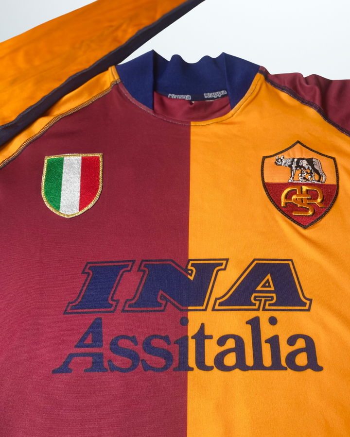AS Roma 2001 European Shirts L/S #10 Totti BNWT