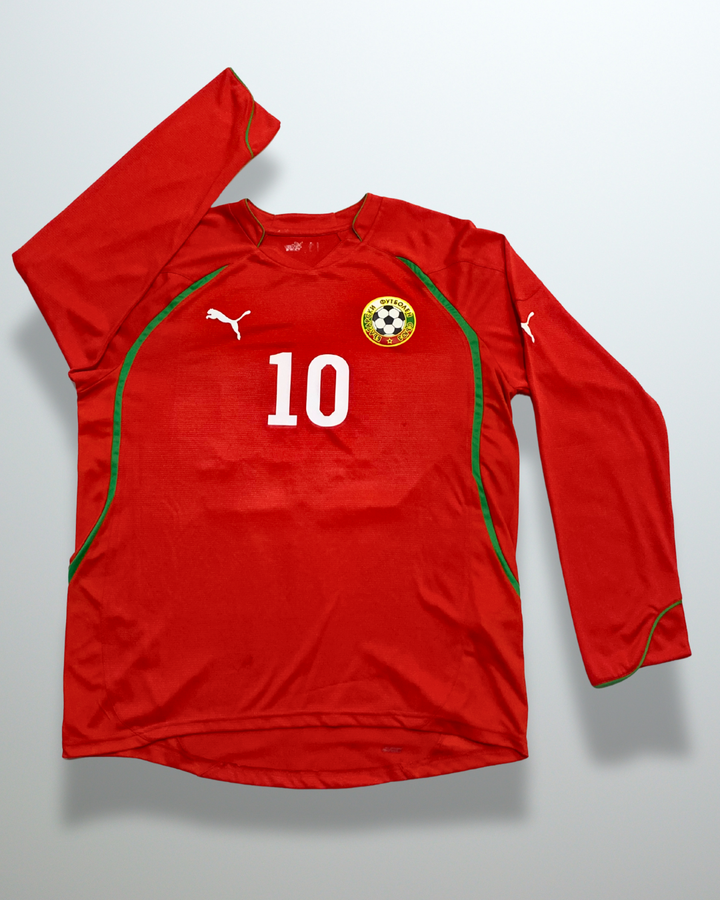 Bulgaria 2010 Away L/S #10 Bozhinov L/S